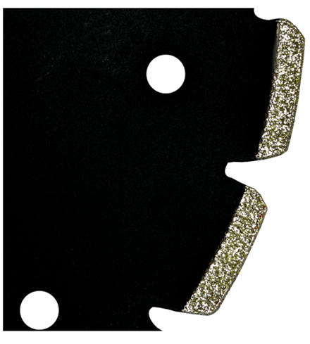 4.5" Cyclone Electroplated Marble Blade