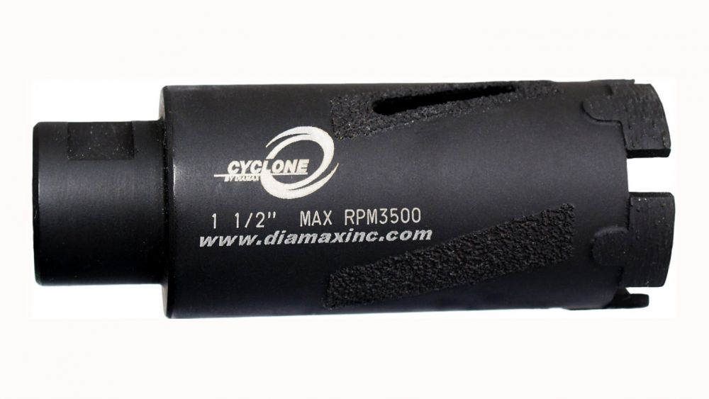 1 3/8" Cyclone Core Bit Cyclone Core Bit w/ side protection