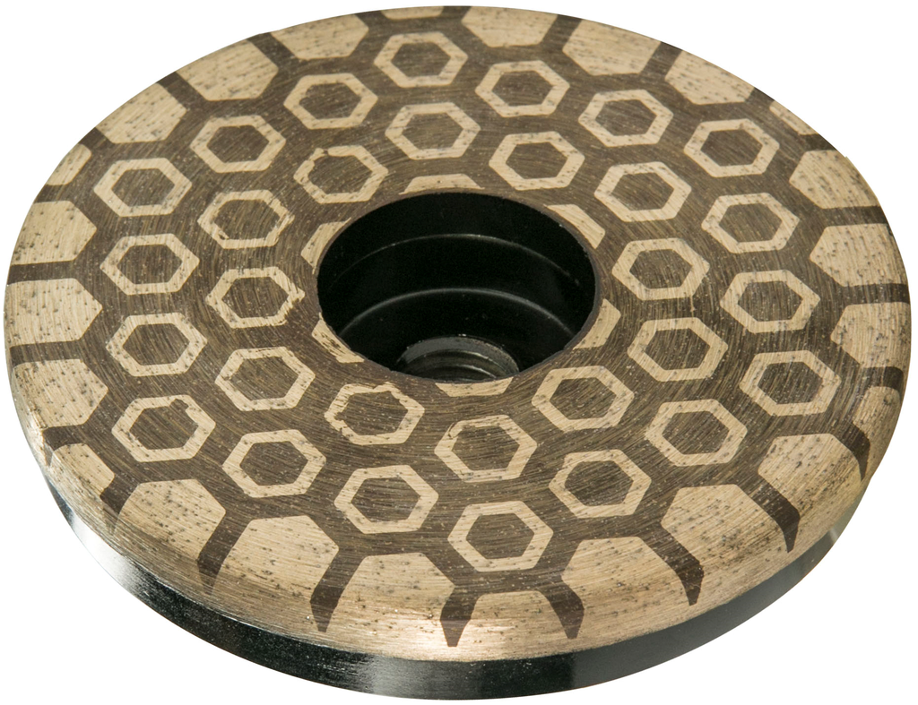 4" Cyclone Flat Resin HEX Cup Wheel Medium