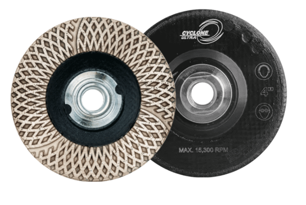 4" Cyclone Ultra Fiber Cup Wheel Coarse