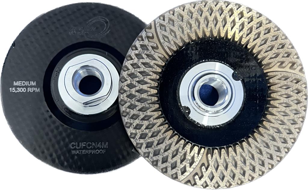 [CUFCN4M] 4" Cyclone Ultra Fiber  Cup Wheel Medium