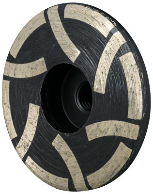 5" Cyclone Flat Resin Cup Wheel No water Channel Fine