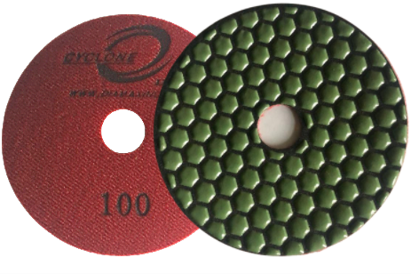 4" Cyclone HexaDry Pad 1500 Grit