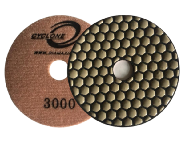 4"Cyclone HexaDry Pad 3000 Gri