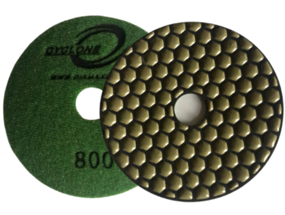 4" Cyclone HexaDry Pad 50 Grit