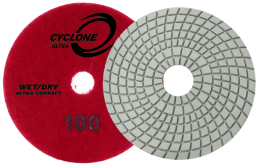 4" Cyclone Ultra Wet/Dry Pad 100 Grit
