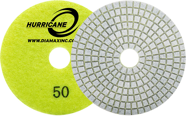 4" Hurricane ES 7-step White Resin 3000 grit