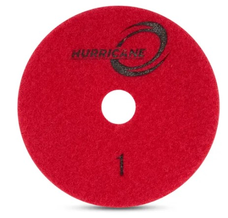 5" Hurricane ES White Resin 3-Step  Pad #2