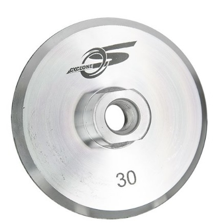 4" Cyclone Resin Cup Wheel with Aluminum Backer 50 Grit