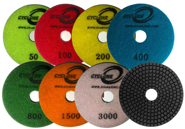 5" Cyclone Polishing Disk 100 Grit