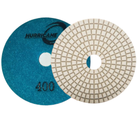 [PDRE4BW] 4" Hurricane Polishing Disk Hurricane White