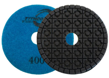 4" Typhoon Clover Resin 7-Step  400grit 