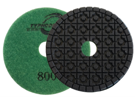 4" Typhoon Clover Resin 7-Step  800grit 