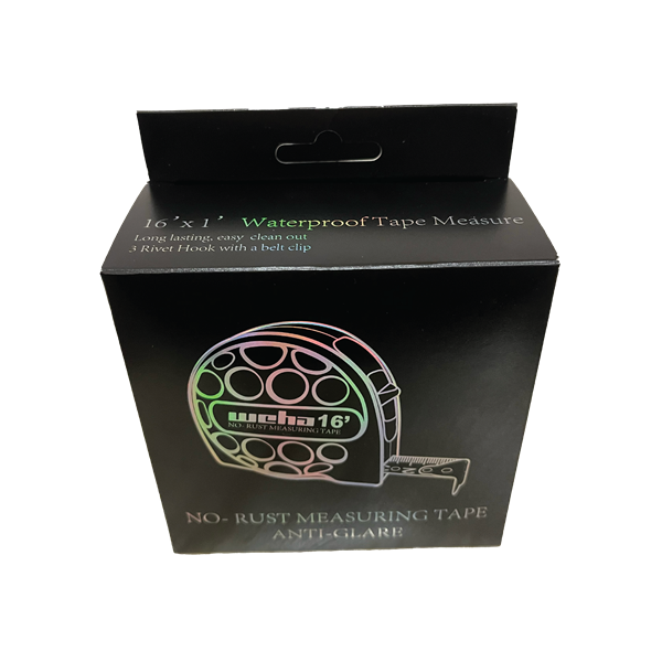 [70601S] 16’ x 1” Weha Stainless Steel WaterProof Tape Measure – SILVER Color