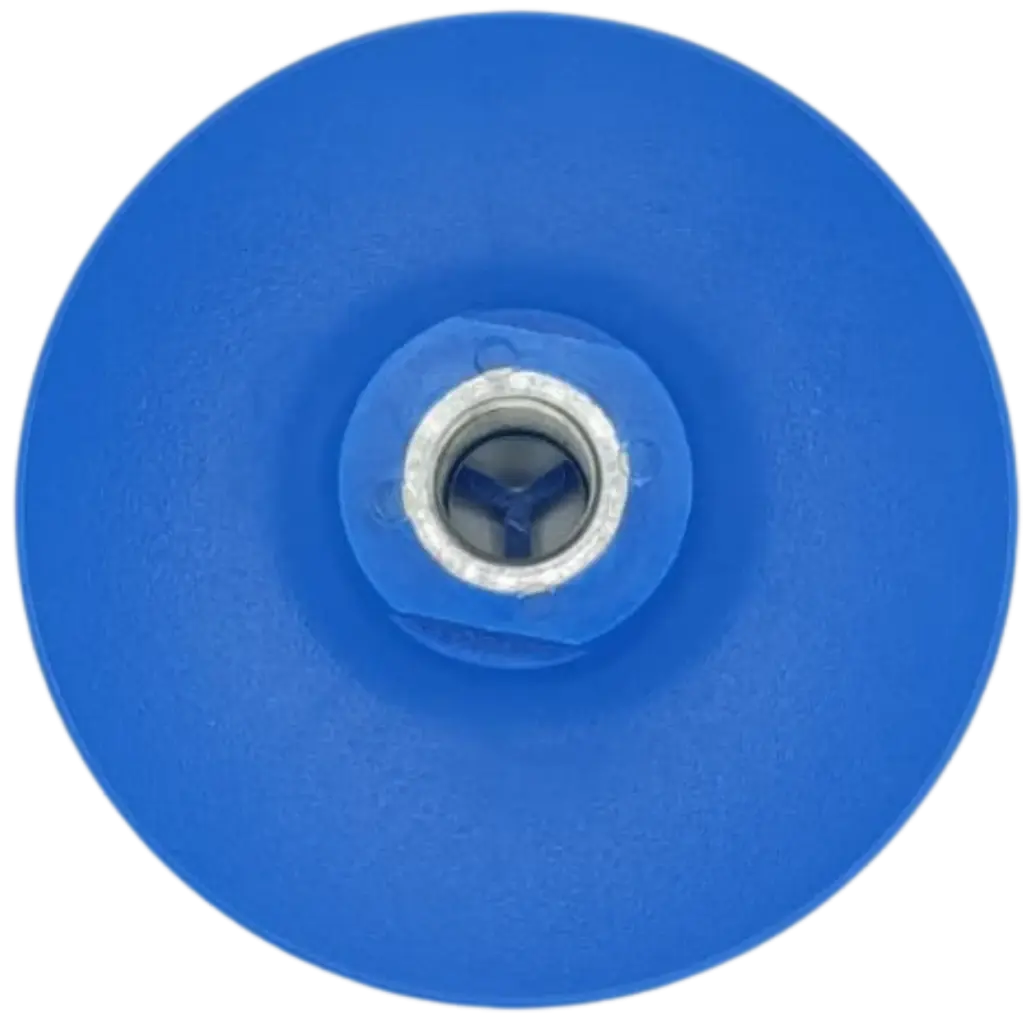 4" Blue Rigid Backer Pad