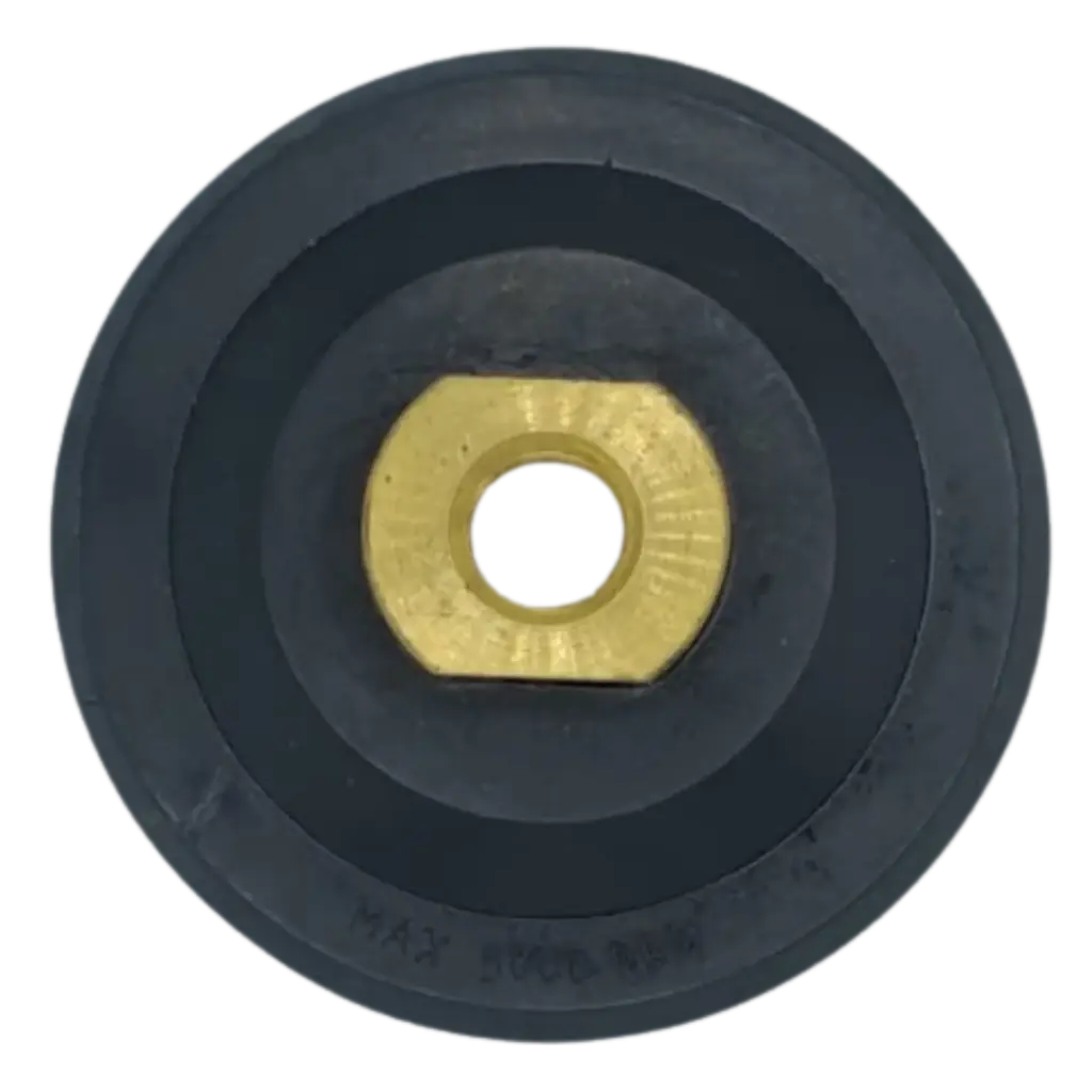 4" Medium Hook and Loop Backing Pad with 5/8"-11 Threads for Power Tools