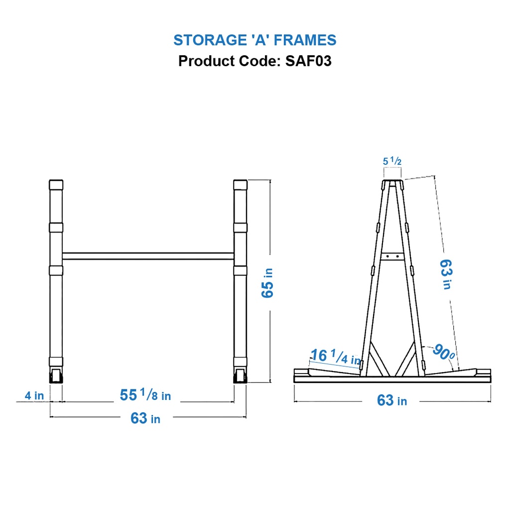 [SAF02-S] Stone "A" Frame Standard