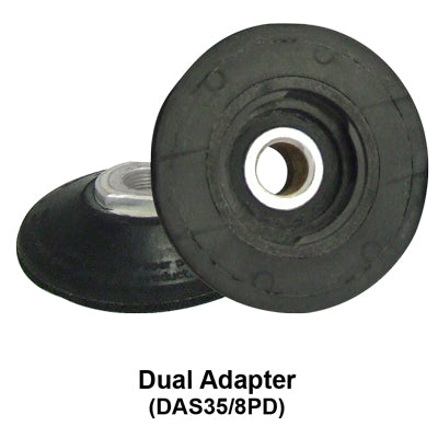 [DAS35/8PD] Alpha Turbo Shine Dual Adapter 5/8"-11
