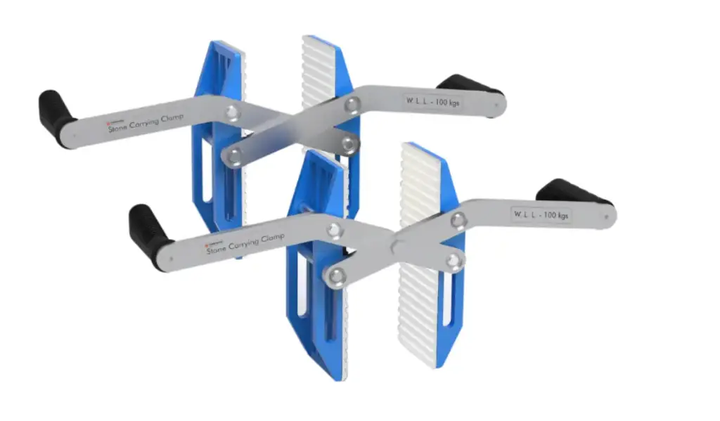 SCC05-W Stone Carry Clamp 50-100mm, White Rubber