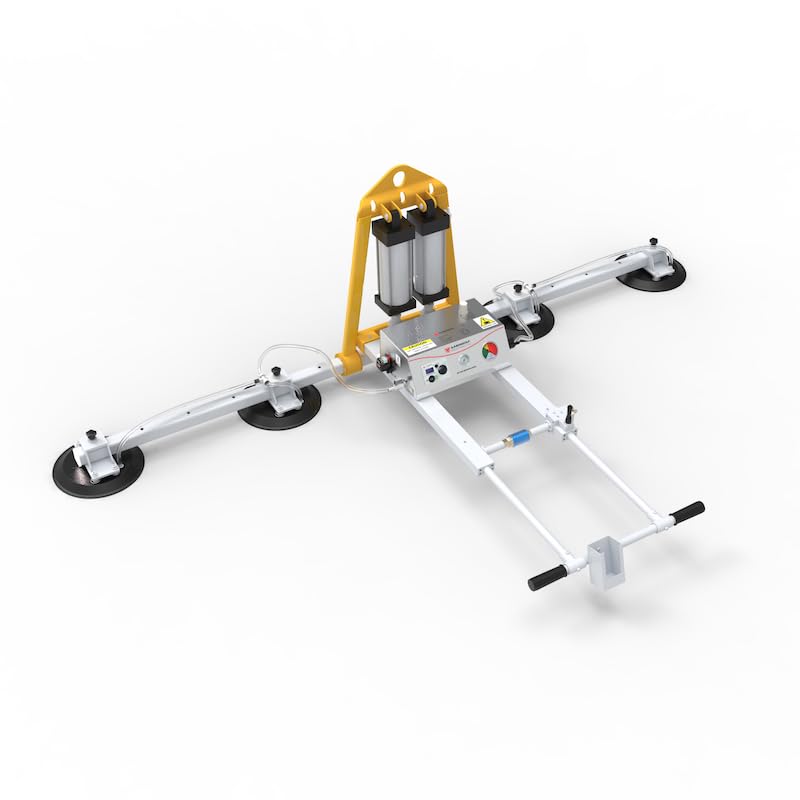 Aardwolf AVGLP4-400L Vacuum Lifter Pads On One Long Bar