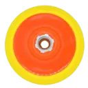 4" Soft Backer Pad Yellow Sponge With Red Holder