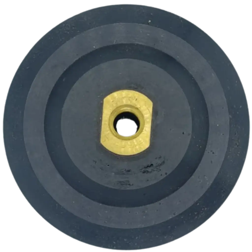 5" Rubber Back-Up Pad - Rigid