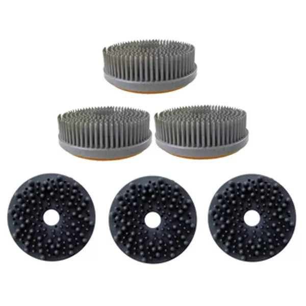 [22AFFULL] Tenax 4" Leather Finish Airflex Stone Texturing Brush - Full Set