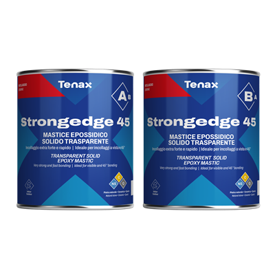 [1RFSTRONGEDGE1.5KG45] StrongEdge 45 A & B Set Transparent Knifegrade Epoxy Tenax
