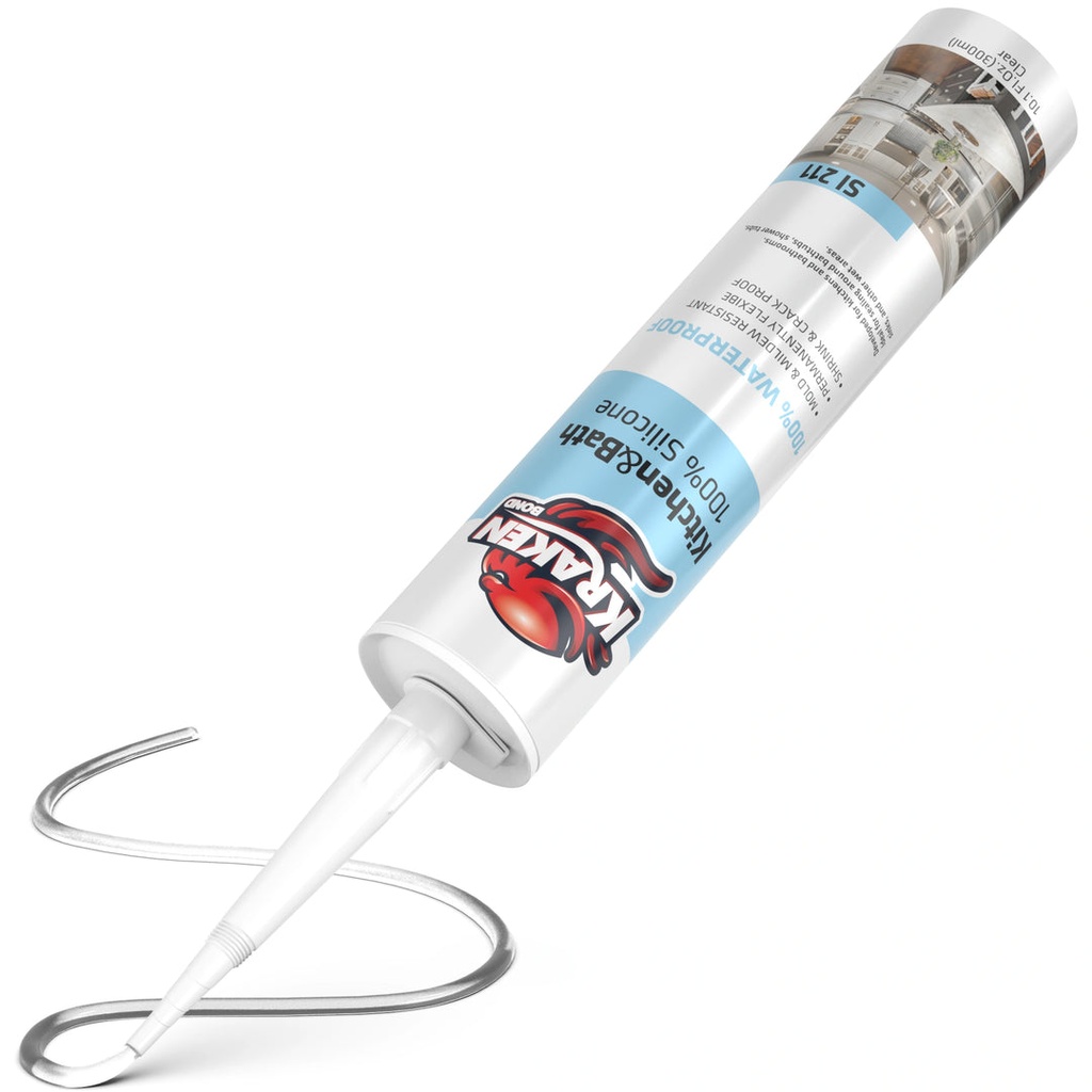 Kraken Bond Kitchen & Bathroom Silicone - Transparent