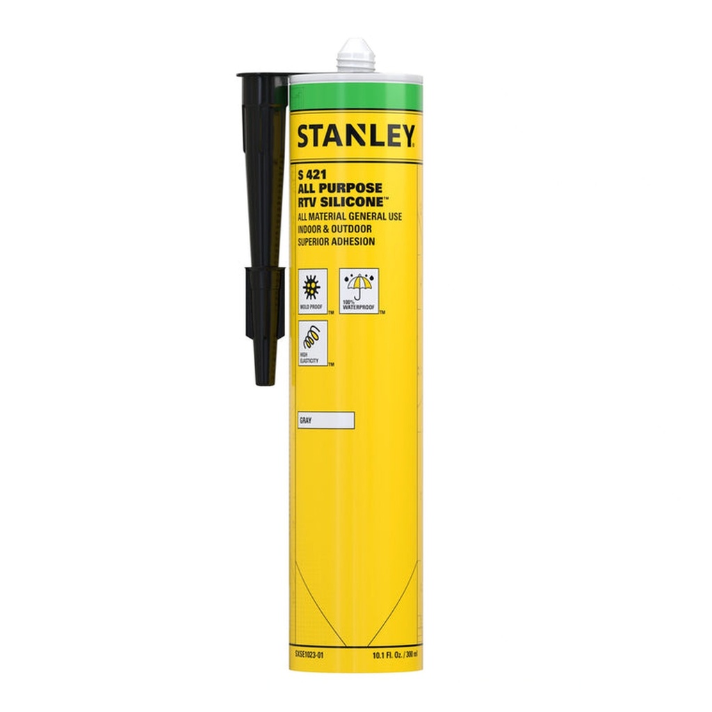 Stanley All Purpose RTV Silicone Sealant - Gray