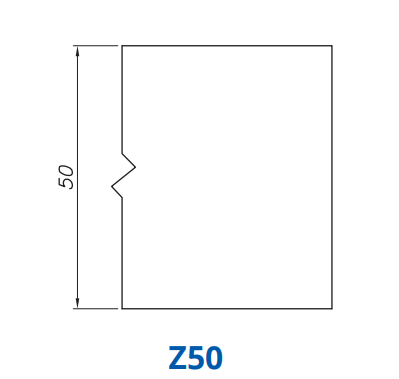 Marmo Elettromeccanica SS64036 Profile 50mm Flat Z50 Technology Longlife+ Position 4 INTERNAL WATER ROUTER BITS (IW BITS)