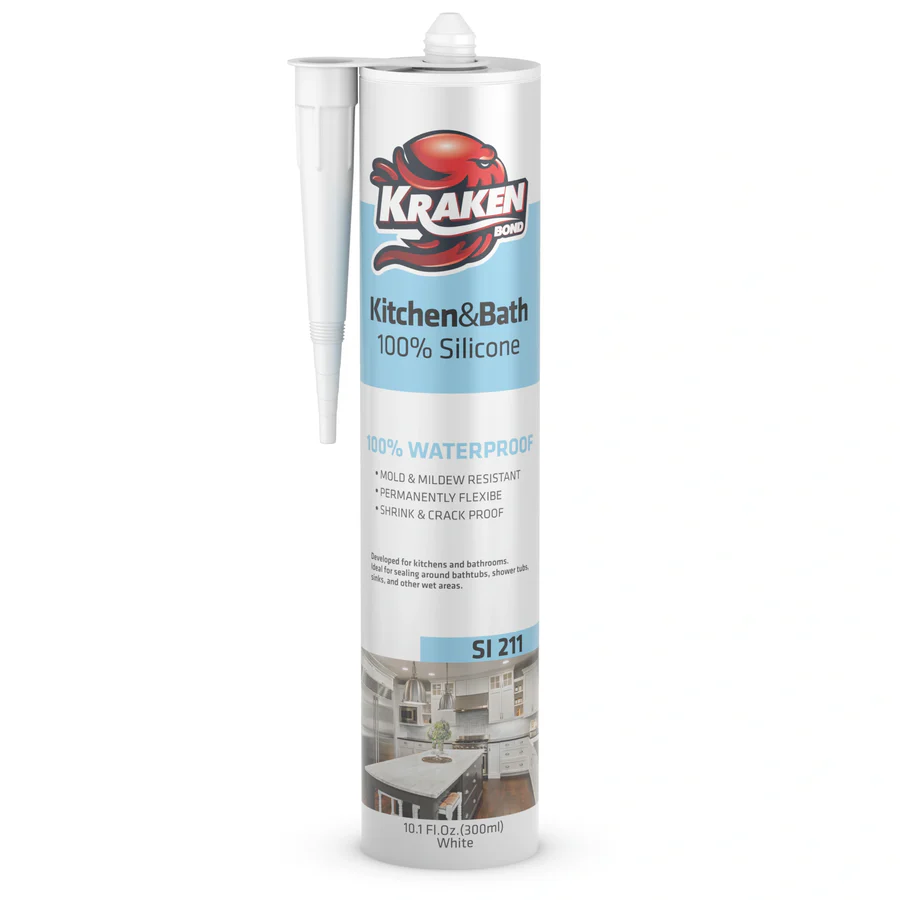 Kraken Bond Kitchen&Bathroom Silicone - White