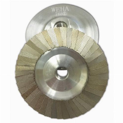 [7653] Weha 4" Flap Diamond Cupwheel 400