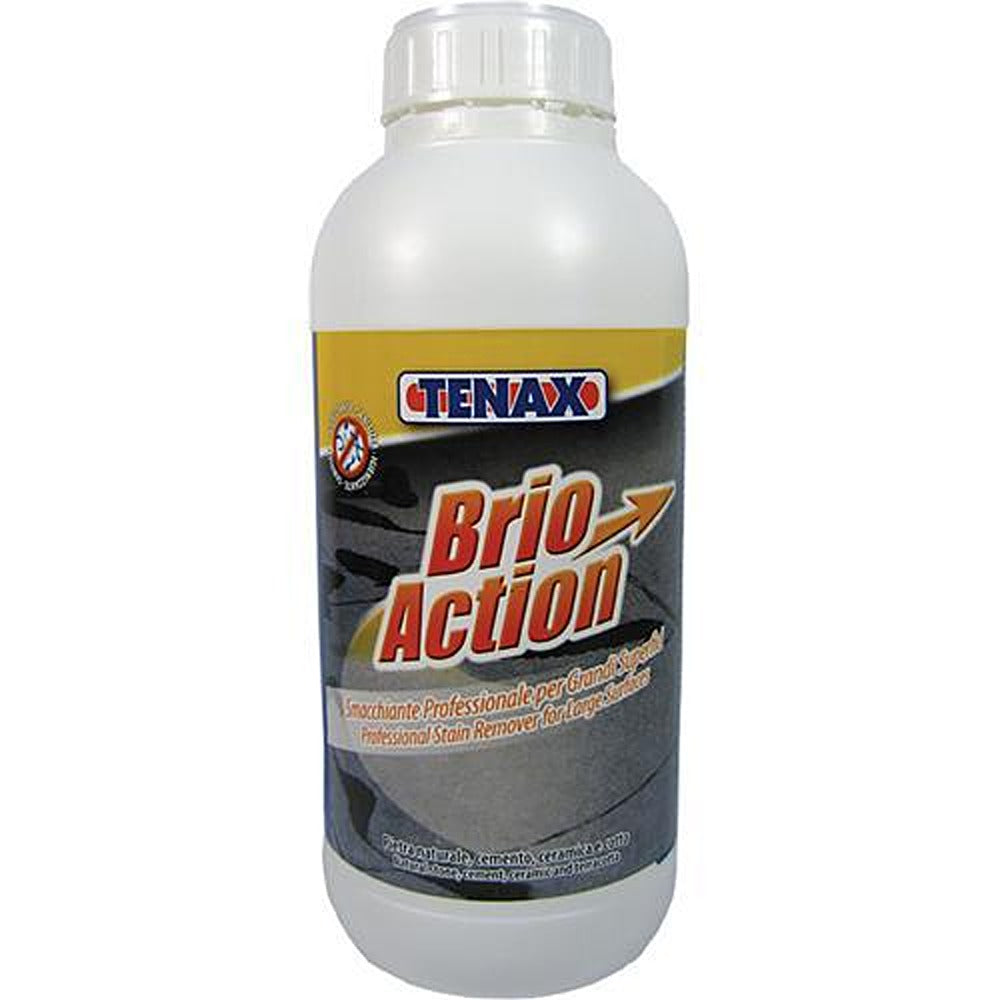 [1MAABRIO3] Tenax BrioAction 3 Professional — Sanitizing Stain Remover for Stone & Masonry (Over 90% Biodegradable)