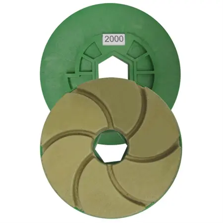Tenax 5" Snail Lock W Quartz Automated Edge Polishing Wheel 2000 W