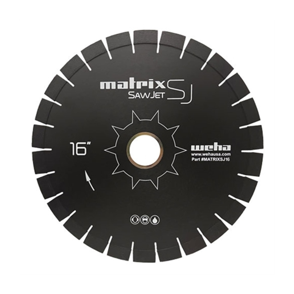 16" Matrix SJ SawJet Bridge Saw Blade 20 MM 