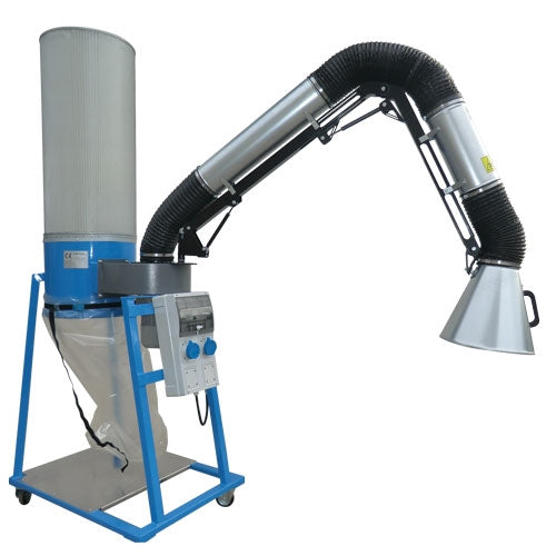 [TEC740] Weha TEC740 Mobile Suction-Arm Dry Dust Collector — 2 HP, 1800 m³/h