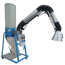 Weha TEC740 Mobile Suction-Arm Dry Dust Collector — 2 HP, 1800 m³/h