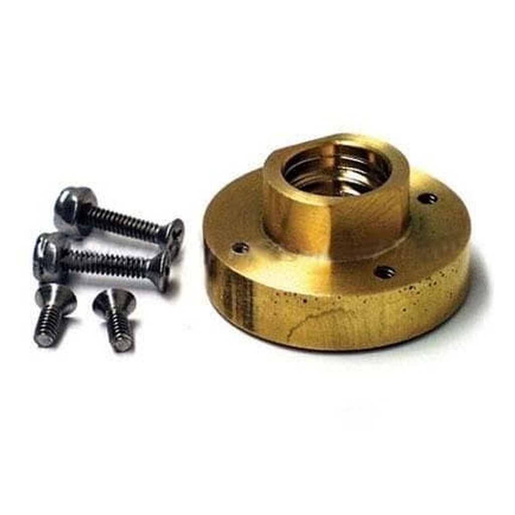 [VZ051055] Weha Brass Quad Adapter — 5/8"-11 Thread, Flush-Cut Blade Mount