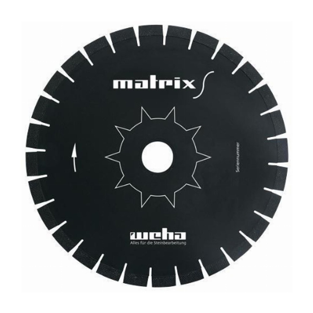 [VZ051413] Weha Matrix S 14" Diagonal Bridge Saw Blade — Silent Core for Granite, Quartz & Engineered Stone