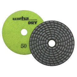 Weha 4â€ Step Hybrid Diamond Polishing Pads - WET/DRY
