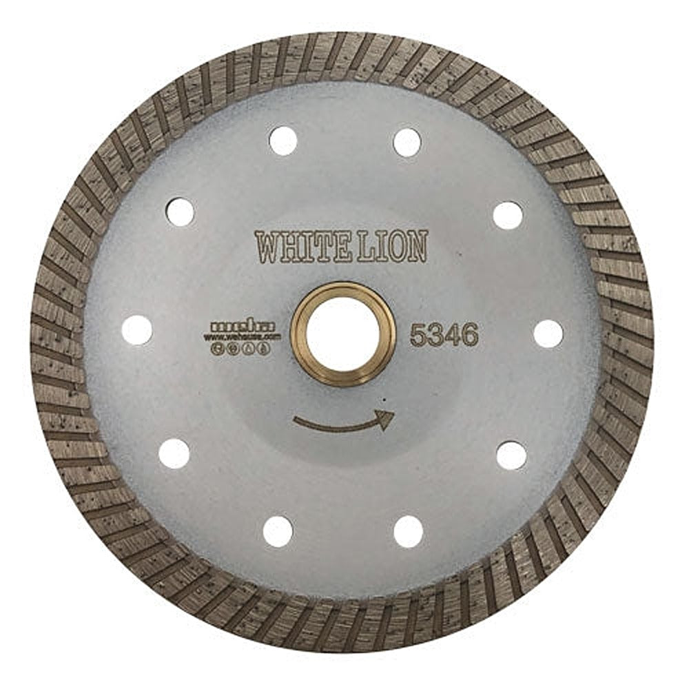 [5346] Weha 5″ White Lion Contour Blade — Wet or Dry Cutting for Quartzite, Quartz, Granite & Marble