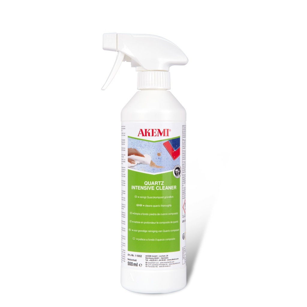 Akemi Quartz Intensive Cleaner — Acid-Free Deep Cleaner Spray for Engineered Quartz (250 mL, Food-Safe)