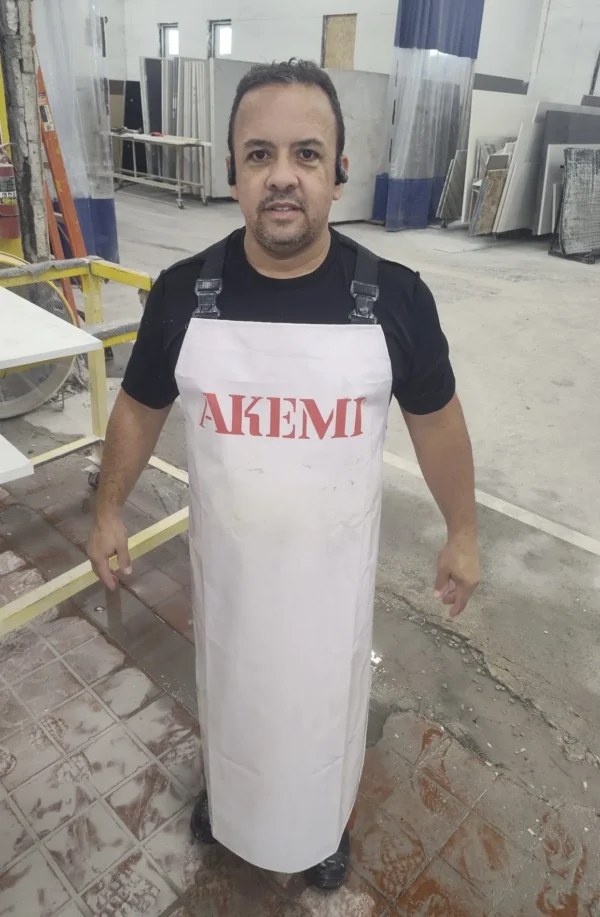 [SHOP.91003] Akemi Comfort Strap Apron — Waterproof & Chemical-Resistant