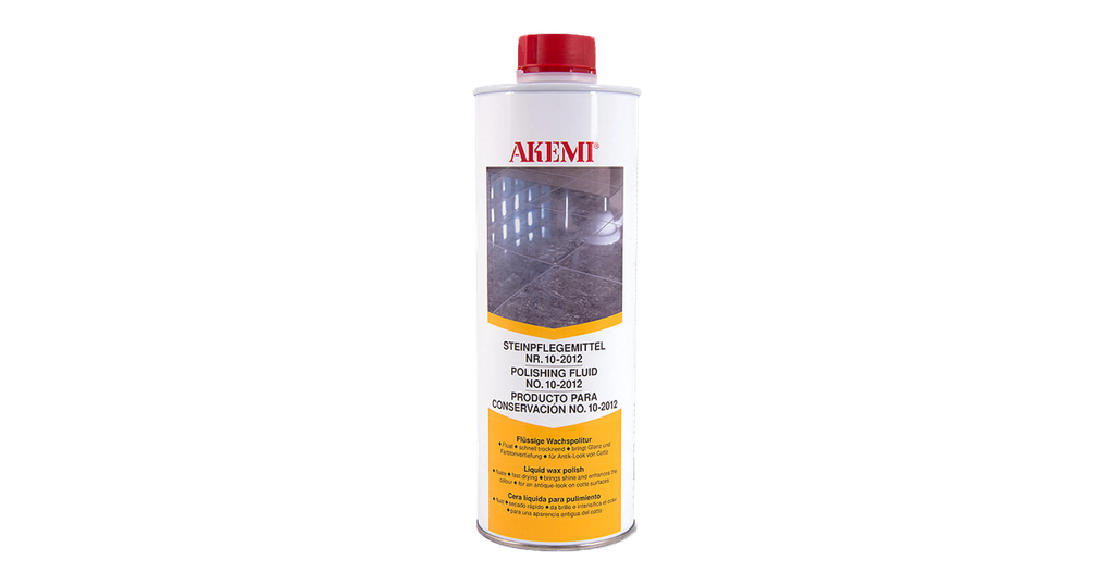 Akemi Polishing Fluid No. 10-2012 1 L — Wax & Resin Polish for Natural & Cast Stone