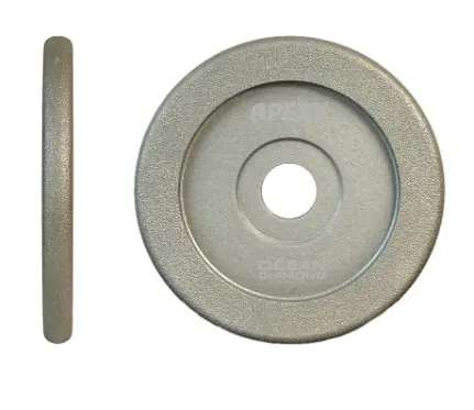APEXX Brazed Fluting Wheel 5" x (½”-Wide) x ⅞”-Arbor #100 Grit