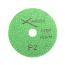 X Series 3 Step 4" White Resin Hybrid Pads for Quartz & Granite