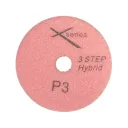 X Series 3 Step 4" White Resin Hybrid Pads for Quartz & Granite