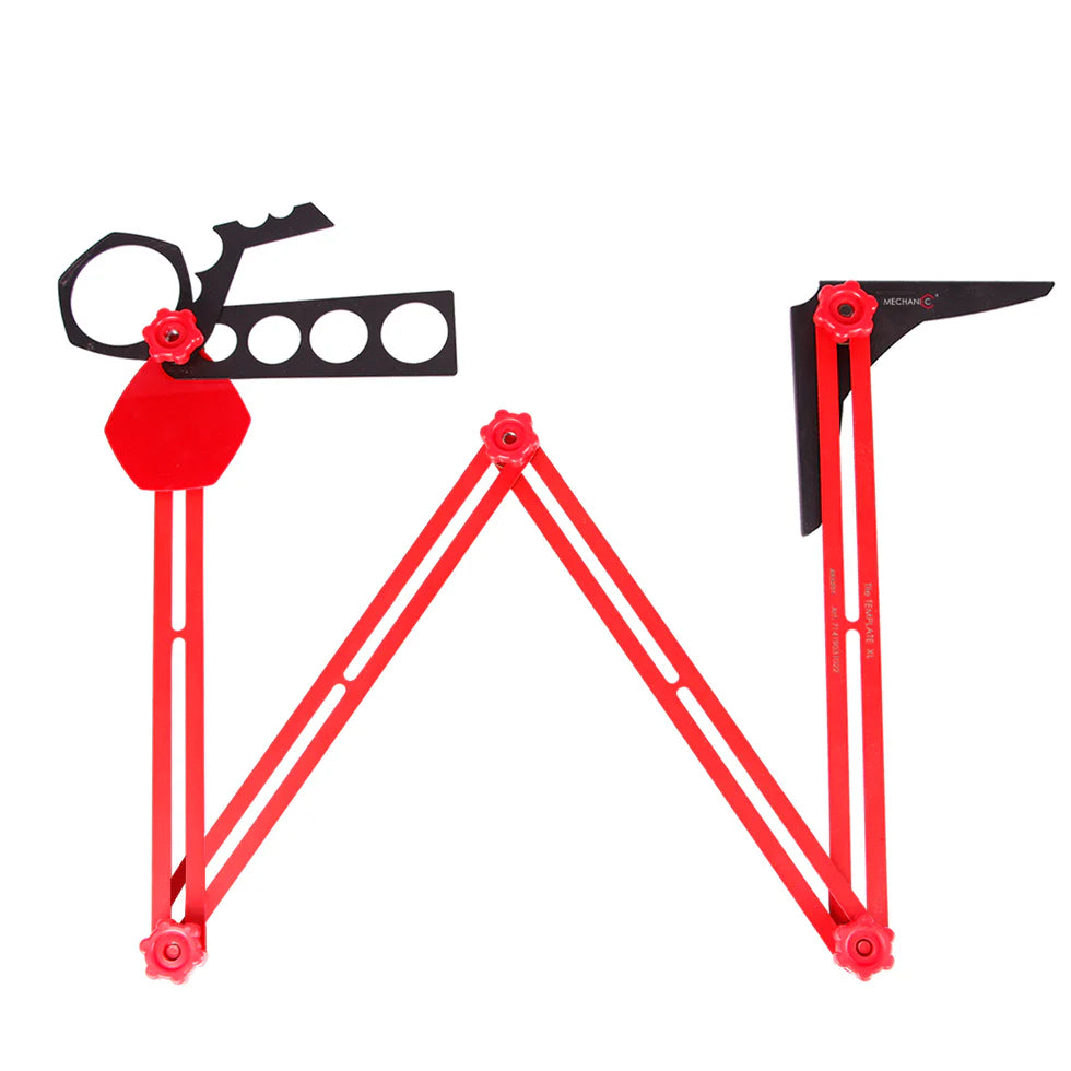 [71419031022] TileTEMPLATE XL — Large-Format Tile Marking Tool for Sockets, Pipes & Angles
