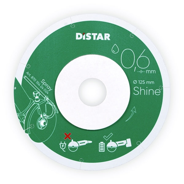 [11127457030] DiStar Shine 5" Diamond Blade for Ceramic & Porcelain — Ultra-Thin, Chip-Free Cutting